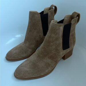 rag & bone Tan Suede Ankle Booties